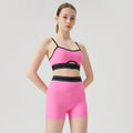New arrival cross-border sports bra threaded yoga suit bra running fitness topsfashion suspender yoga suit