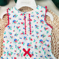 Export original order female infant one-piece short-sleeved summer jumpsuit pure cotton casualcute short climbing summer climbing suit