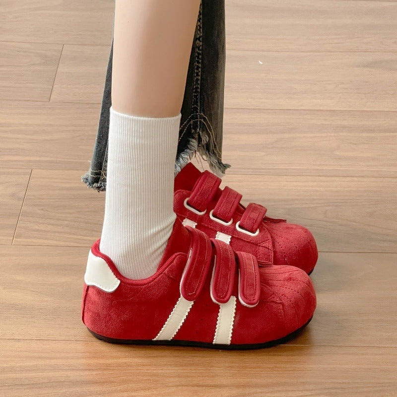 Spring women's shoes easiest for matchwhite shoes women 2026new arrivalcasual sneakers student retro german training shoes sneakers