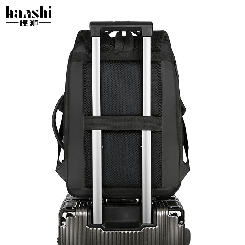 Cross-border men's business backpack, high-end sense, large-capacity fashion travel backpack, waterproof computer bag, backpack, schoolbag.