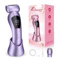 Electric shaver for women - personal underarm hair remover, portable, painless, full body use, customizable
