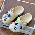 Cartoon dog clogs women's summer soft thick sole stomping on shit medical nurse baotou sandals outweareasiest for match