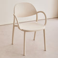 Scandinavianthickened plastic chairfor home negotiation dining chair dining table stool plastic backrest armrest table chair high backrest