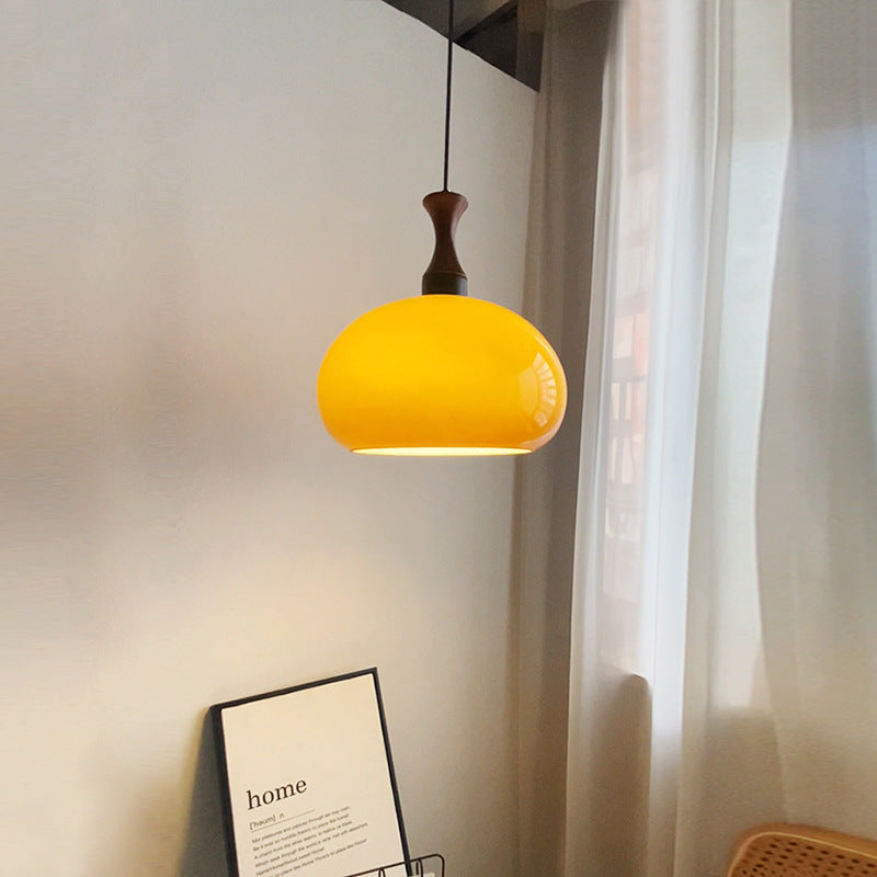 Bauhaus Bedside Chandelier Vintage Italian Space Age Lighting Restaurant Dining Table Bar Single Head Glass Light