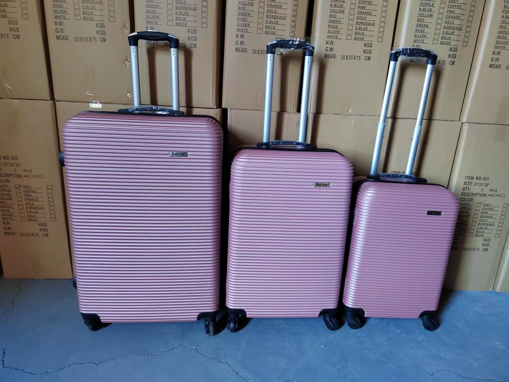 Cross-border special ABS material boarding case, gift travel password box, strong waterproof universal wheel trolley case