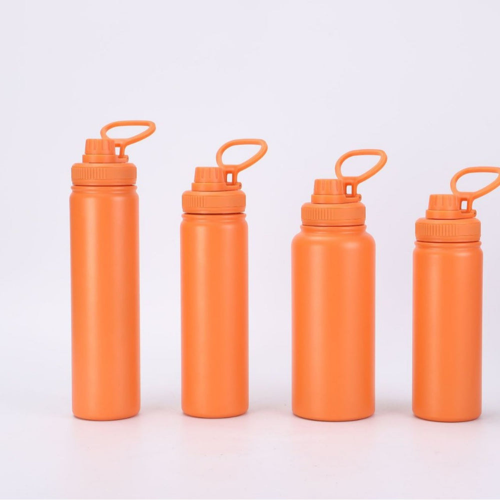 Wholesale cross-border 304 stainless steel insulated tumblers: solid color outdoor space flask, high-value, large capacity insulated cup - customization available