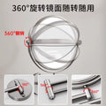 Bathroom retractable makeup mirror wall hanging punch-free bathroom toilet hotel foldable magnifying beauty makeup
