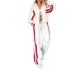 fashion color block two-piece set for women: autumn casual activewear collection - perfect for us & european cross-border e-commerce (, )