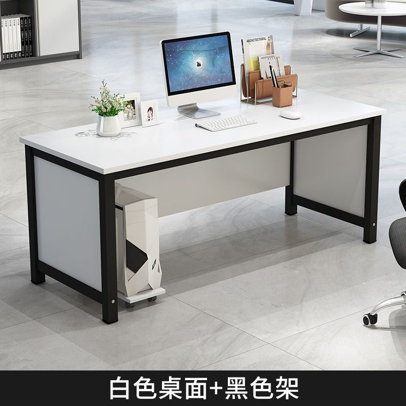 Minimalist modern office desk - affordable computer desk for home use - multifunctional employee desk - desktop boss desk - single person desk