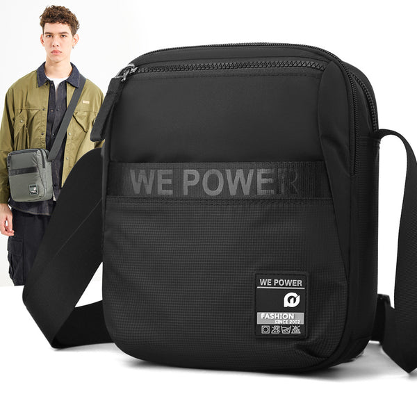 WEPOWER New Personality Trend Fashion Shoulder Crossbody Bag Men's Casual Light Outdoor Travel Business Bag