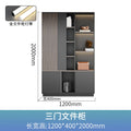 [including light strip] walnut color 1200*400mm three-door cabinet (including delivery)