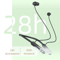 New gradient high-value neckband sports bluetooth earphones, dual-mode gaming headset with battery display, compatible with apple and android