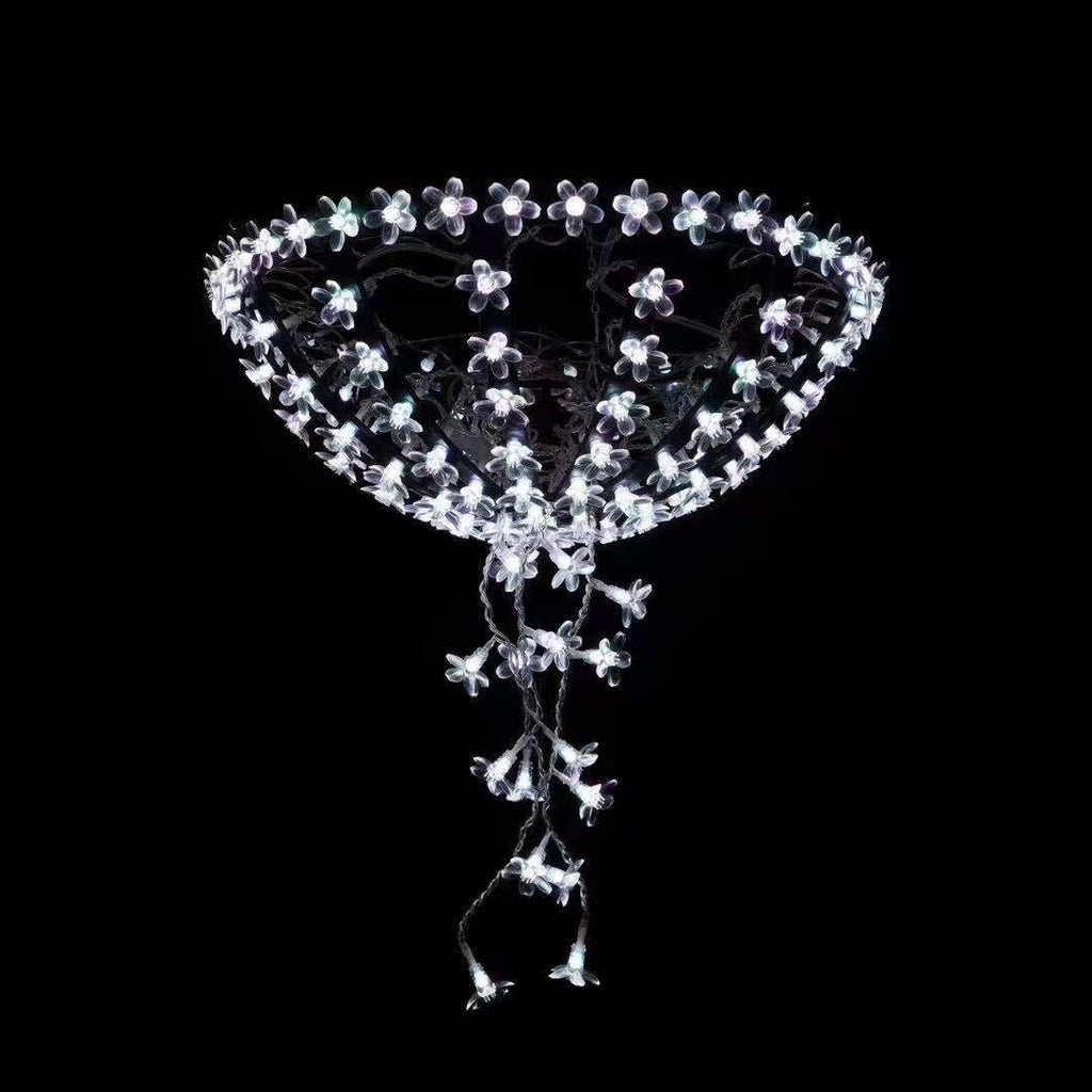 Umbrella hanging light outdoor waterproof lighting decoration hanging tree light urban street lighting atmosphere arrangement lantern string wholesale