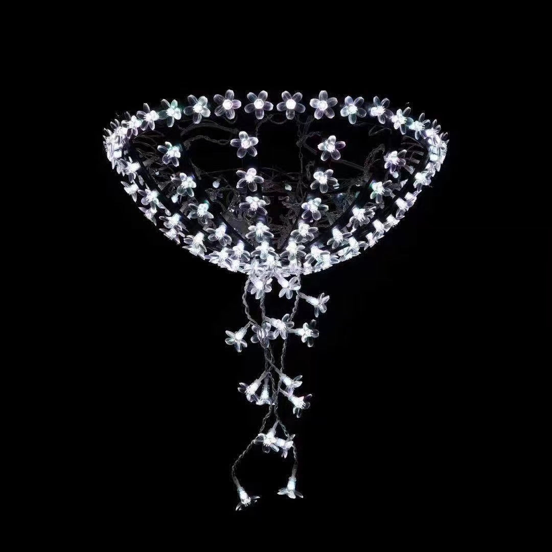 Umbrella hanging light outdoor waterproof lighting decoration hanging tree light urban street lighting atmosphere arrangement lantern string wholesale