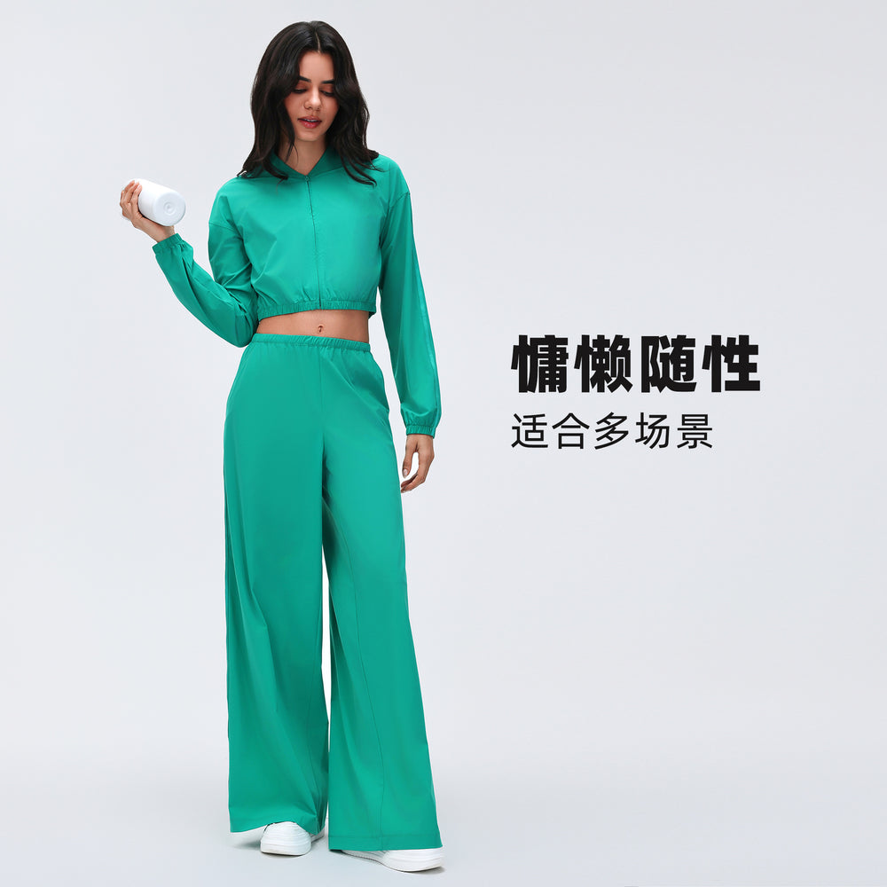 Spring new arrival: loose fit, flowy casual pants - effortlessly stylish wide leg trousers for dance, yoga, and activewear - women's d26030
