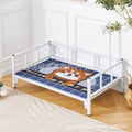 Pet iron bed neutral dog house bed off the subway art large, medium and small dogs teddy french fighting all year roundneutral dog house bed frame