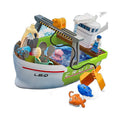 Fishing toys, water play, housekeeping, dishwashing table, educational early education, kids toys, boat, can be stored, birthday gift, june 1st