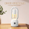 New arrival intelligent digital display bladeless fan creative humidification bladeless electric fan usb ambient light silent electric fan