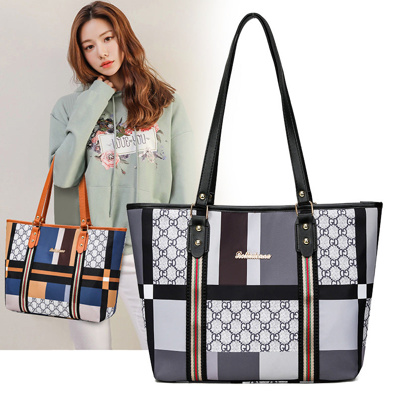 new arrival women's bag shoulder bag large capacity tote bag ladieswear bag k-stylefashion cloth bag nylon one piece dropshipping