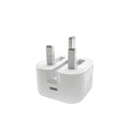 Pd20w/35w uk plug fast charging adapter, compatible with apple chargers, foldable tripod design, ukca certified, type-c connector