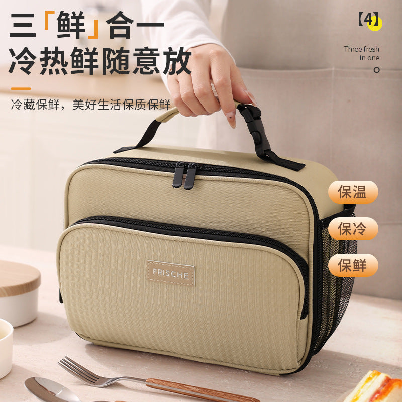 Beilian Portable Lunch Box Bag Outdoor Picnic Lunch Insulation Bag Wholesale Commuter Large Capacity Portable Bento Bag