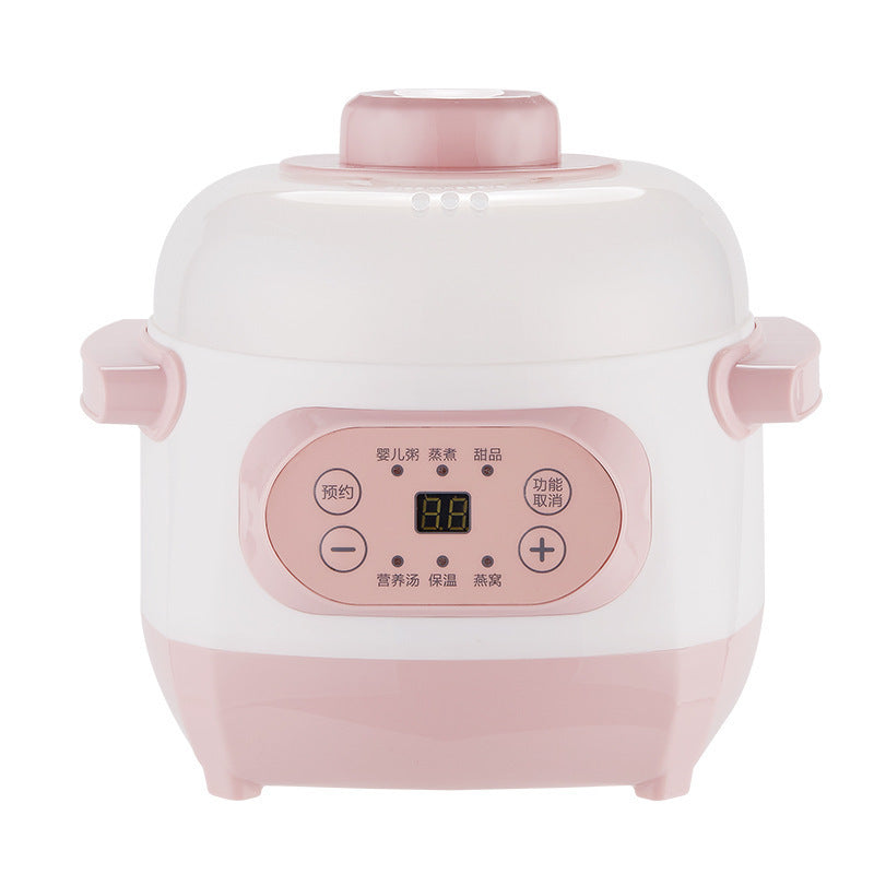 Fully automatic porridge, complementary food, soup, electric stew pot, water-proof bird's nest stew pot, electric stew pot, steaming and cooking soup pot, us standard cross-border