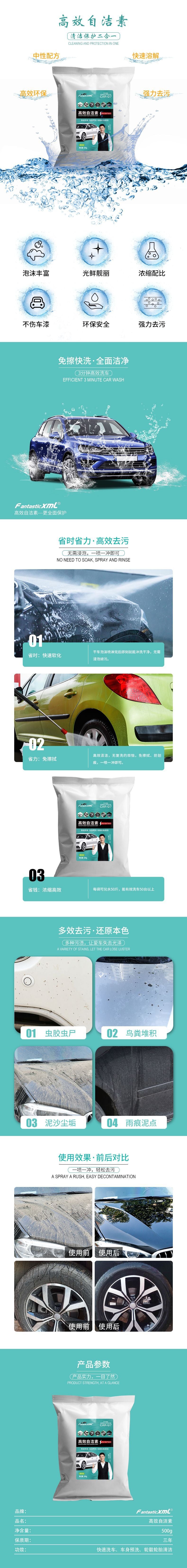 Multifunctional self-cleaning raw material package, tire hub self-cleaning steel ring sediment, wipe-free cleaning agent masterbatch package