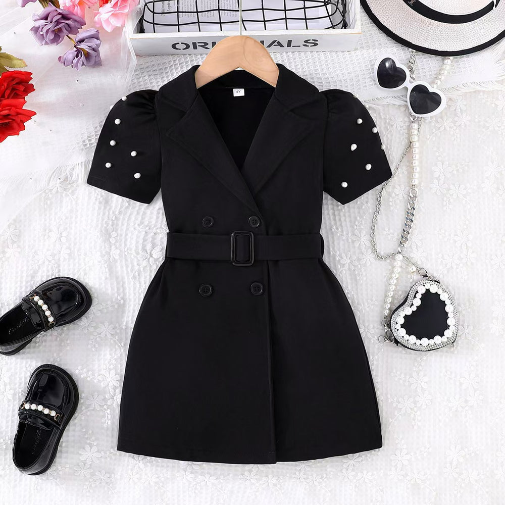 New arrivalfashiongirl black suitsuitblack suit for children children cl
