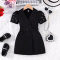 New arrivalfashiongirl black suitsuitblack suit for children children cl