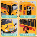 simulation engineering vehicle series multi-functional school bus mixer truck kids early education educational toy car model gift