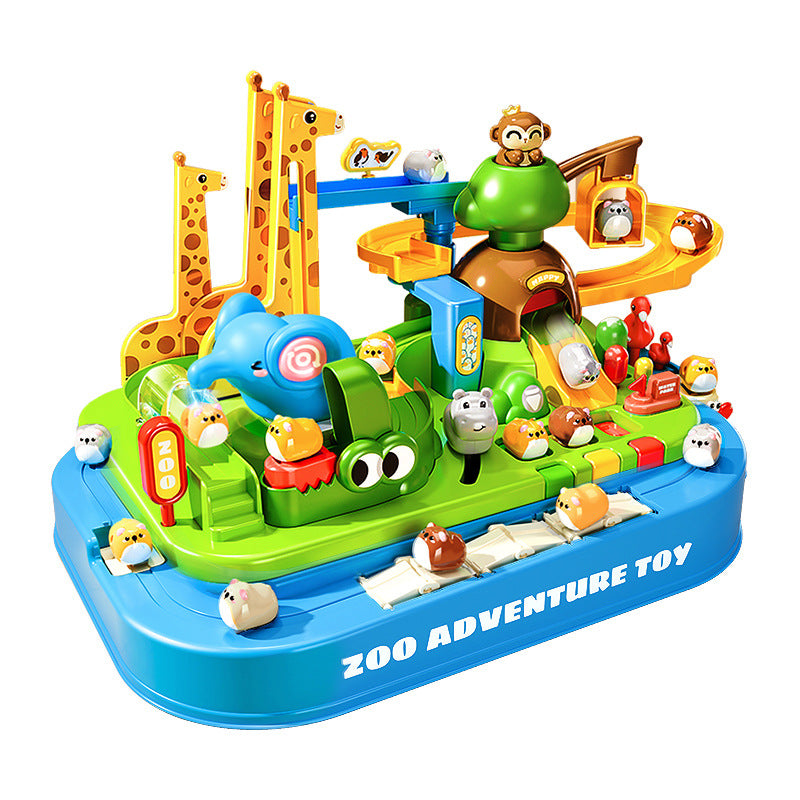 Animal paradise magnetic puzzle adventure - educational slide toy for girls and boys - perfect birthday gift for preschoolers