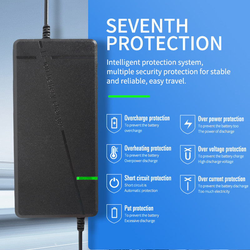 84v5a lithium battery charger ternary lithium iron phosphate 84v87.6v88.2v8a high power intelligent fast charging