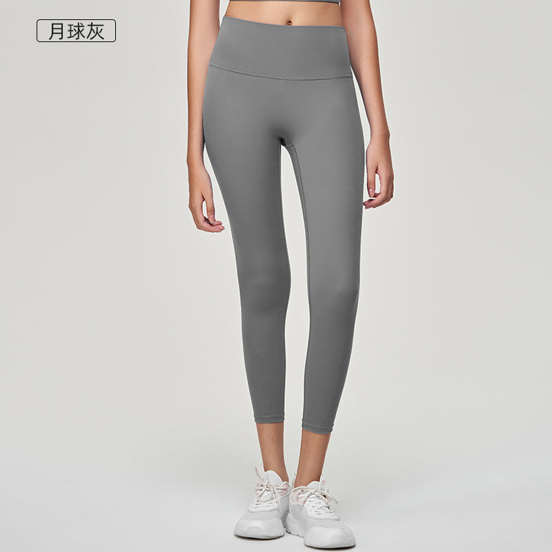 No awkward line, comfortable yoga pants for women, high waist, tummy control, sports tight, running, fitness, yoga wear, cycling pants