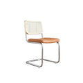 Wabi-sabi style dining chair with backrest, casualfor home study bedroom dressing chair, coffee shop tea room guest rope solid wood chair