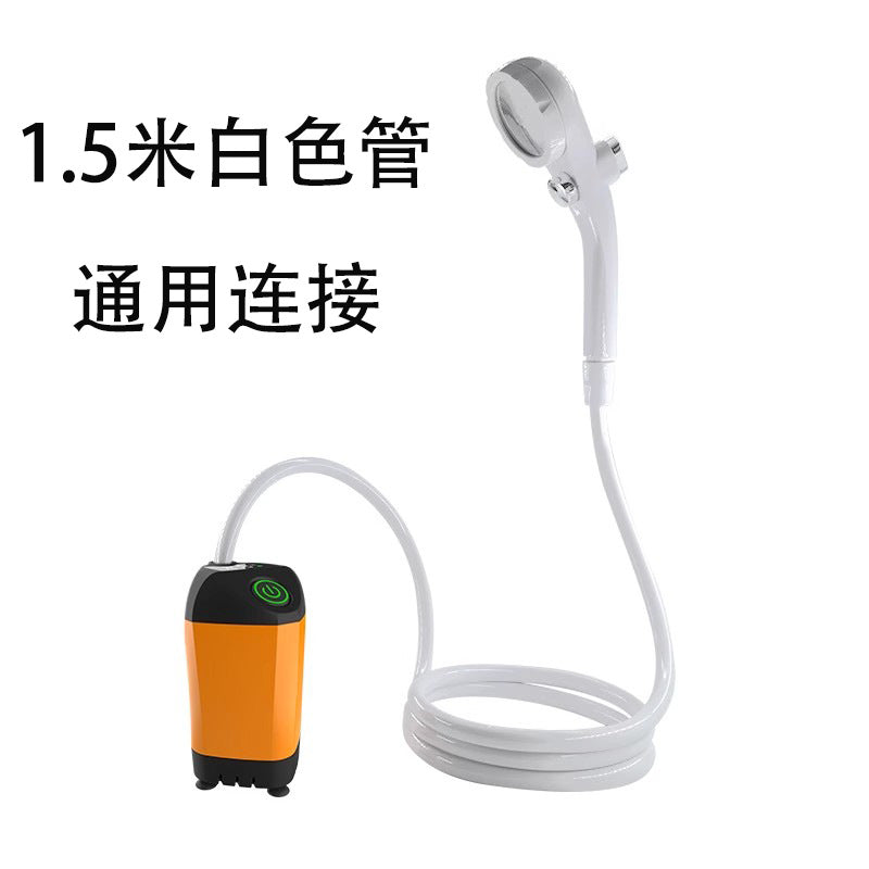 Outdoor dormitory bathing artifact household rental rural electric portable simple self-priming shower universal tube