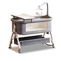 Baby crib - portable, foldable, multi-functional bassinet - newborn & toddler convertible bed