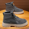 Boots for men 2025new arrivalspring high-top thick sole heightening british style work boots men's motorcycle casual trendy shoes