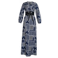 new plus size summer european and american style export   patchwork maxi dress african women's wear ol dress