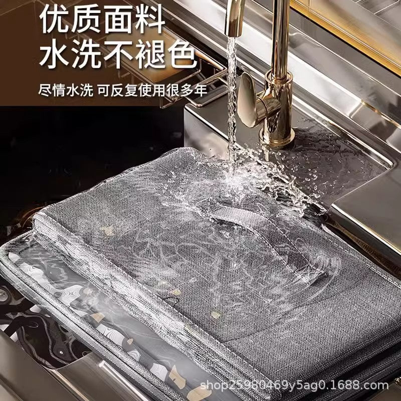 Household clamshell storage box can hold combination lock large capacity cationic wardrobe finishing box bedroom clothing finishing box