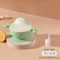 Baby elephant snack bowl - portable, spill-proof kids' meal set for on-the-go: includes fruit cup and silicone feeding plate for baby food