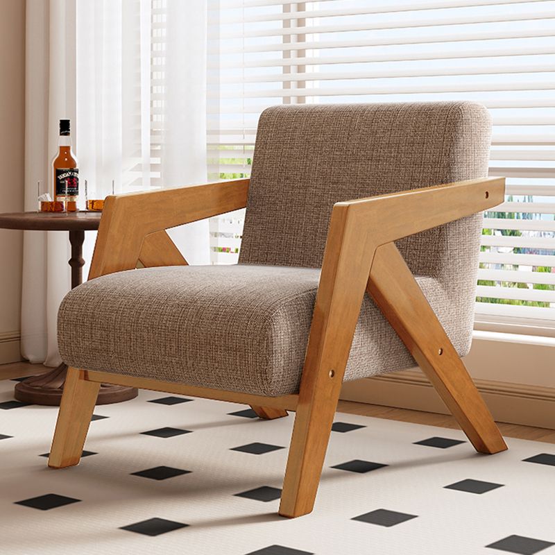 Single sofa chair popular richard solid wood lazy sofa milk tea shop coffee shop table and chair combination b&b sofa