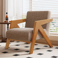 Single sofa chair popular richard solid wood lazy sofa milk tea shop coffee shop table and chair combination b&b sofa