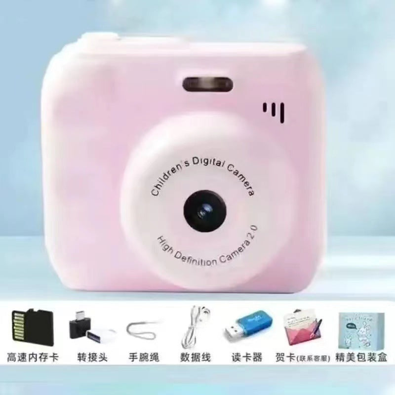 High definition dual camera cute digital camera campus student party can take pictures upload mobile phone camera one piece free shipping