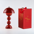 Danish mushroom bud table lamp - vintage, instagrammable bedside night light for girls - led bed lamp