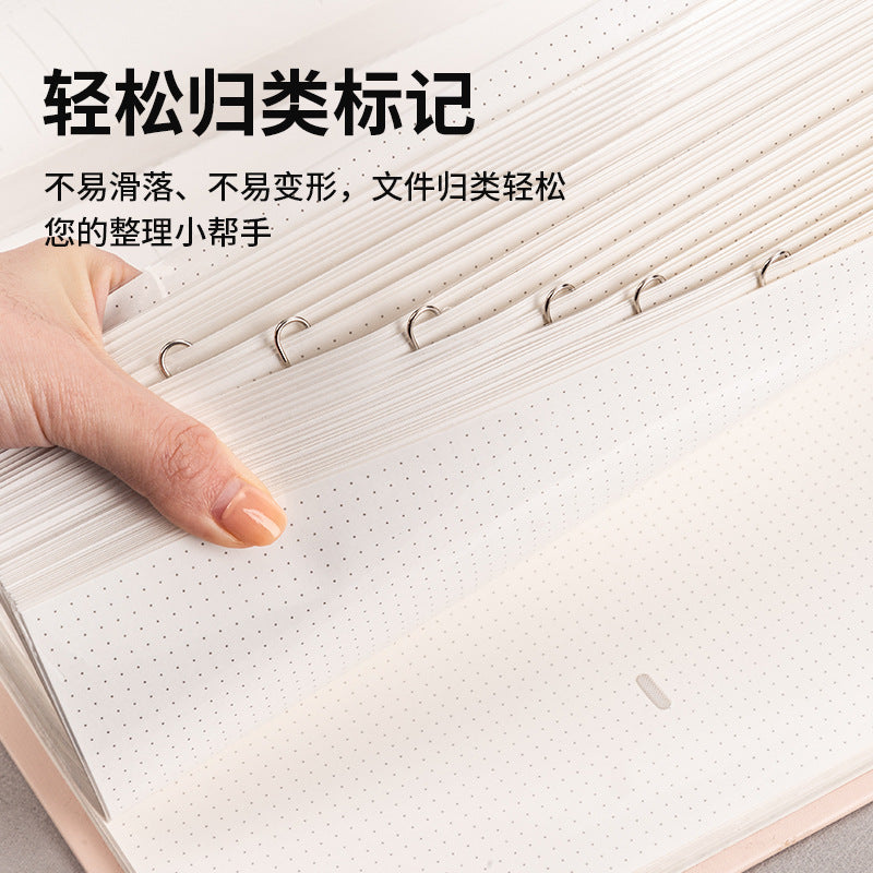 Deli 0050 large paper clip 50mm metal silver paper clip U-shaped fixed data 100 pieces