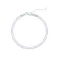 hot-selling popular flat snake anklet european and american fashion simple 3mm flat snake creative trend direct supply fashion versatile