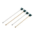 Candy-colored ceramic bear head stirring stick - anti-scald, high-style coffee stirrer & 304 stainless steel wine stirrer