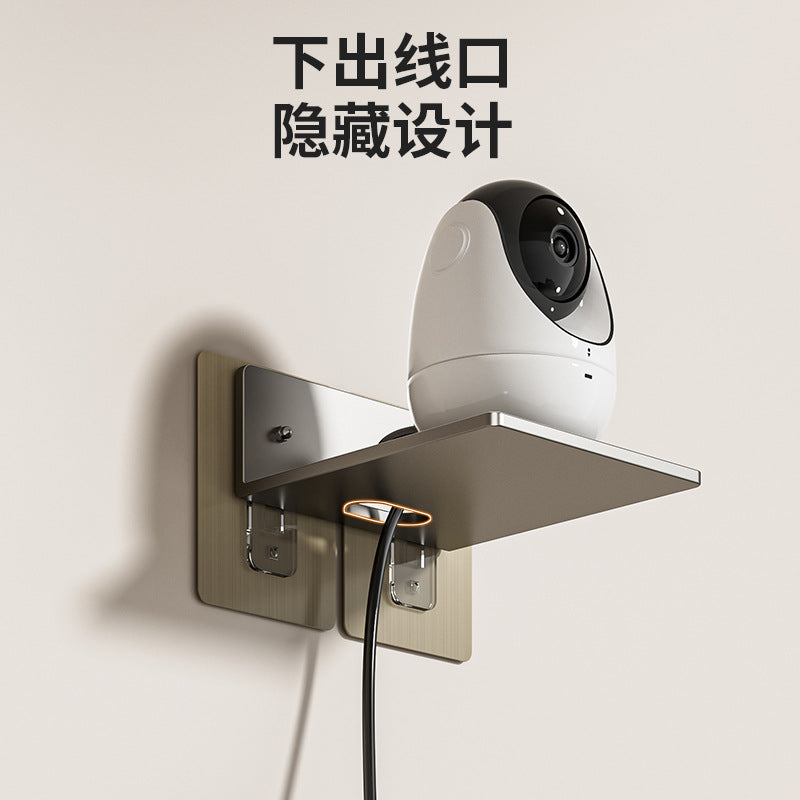 Camera holder No punching wifi TV set-top box storage wall rack router placement base