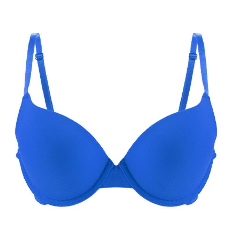 Amazon cross-border women's smooth lingerie push-up comfortable adjustable bra anti-sagging thin bra