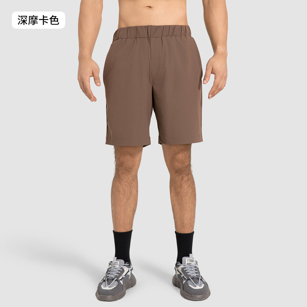 New summer loose casual sports shorts for men - quick-dry, breathable, elastic waistband with drawstring - running & fitness shorts dmk003